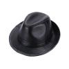 ZYC Plain Newsboy Caps PU Leather Jazz Men's Genuine Leather Fedoras Hat Winter Cowhide Leather Hats Women's Cap, Black 1,L(55cm56cm) view 2