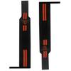 WFX Gym Wrist Wraps Fitness Workout Training Heavy Weight Lifting Wrist Straps Support Thumb Loops Adjustable Pair Brace Strong Grip Powerlifting Bodybuilding (Orange) view 4