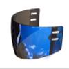 Hockeyninja Ronin Hockey Visor with Anti Scratch Coating - Impact Resistant - Universal Helmet Fit - CE Certified (R3 Blue) view 1
