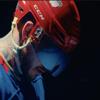 Hockeyninja Ronin Hockey Visor with Anti Scratch Coating - Impact Resistant - Universal Helmet Fit - CE Certified (R3 Blue) view 2