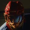 Hockeyninja Ronin Hockey Visor with Anti Scratch Coating - Impact Resistant - Universal Helmet Fit - CE Certified (R3 Blue) view 3