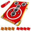 Swooc Games - Coney Island Toss - Arcade Style Cornhole Board Set w/Carrying Case & 15+ Games - Corn Hole Games for Adults - Kids Bean Bag Toss Game - Kids Cornhole Set w/Bags - Outdoor Yard Games view 1