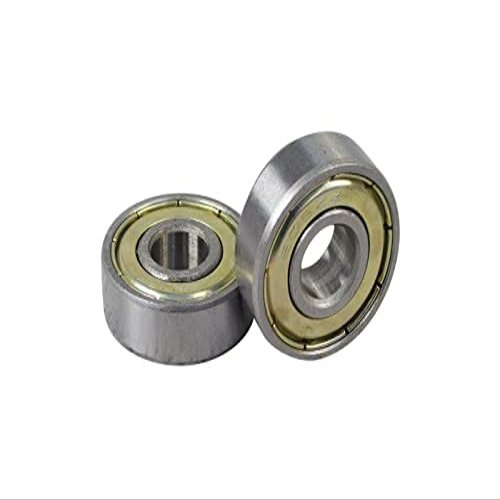 AlveyTech 608ZZ (608Z) Shielded Steel Wheel Bearings - Replacement fits Drive, Jazzy, Pride, Jet, Quicky, Mobility Scooter, Rollator, Skateboard Ball Bearing for Longboard Skate Wheels 8-Pack