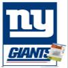 Trends International NFL New York Giants - Logo 21 Wall Poster, 14.72" x 22.37", Premium Poster & Push Pin Bundle view 1