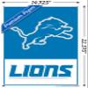 Trends International NFL Detroit Lions - Logo 21 Wall Poster, 14.72" x 22.37", Premium Poster & Push Pin Bundle view 3