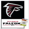 Trends International NFL Atlanta Falcons - Logo 21 Wall Poster, 14.72" x 22.37", Premium Poster & Push Pin Bundle view 1