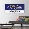 Trends International NFL Baltimore Ravens - Logo 21 Wall Poster, 22.37" x 34.00", Premium Poster & Push Pin Bundle view 2