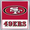NFL San Francisco 49ers - Logo 21 Wall Poster, 22.4L" x 14.7W", Silver Framed Version view 1