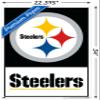 Trends International NFL Pittsburgh Steelers - Logo 21 Wall Poster, 22.37" x 34.00", Premium Poster & Push Pin Bundle view 3