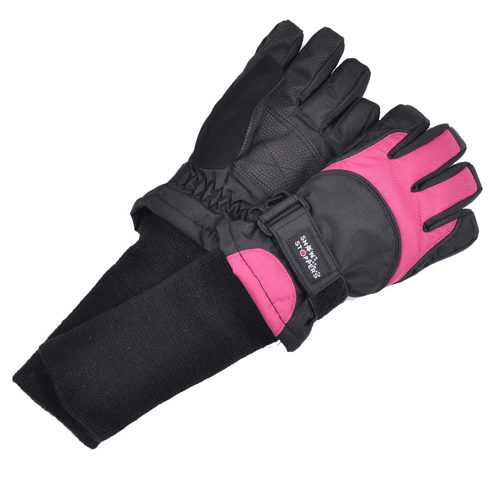 SnowStoppers Kids Ski and Winter Sports Gloves (Fuchsia, X-Large (12-16 Years))