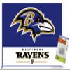 Trends International NFL Baltimore Ravens - Logo 21 Wall Poster, 14.72" x 22.37", Premium Poster & Push Pin Bundle view 1