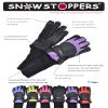 SnowStoppers Kids Ski and Winter Sports Gloves (Purple, Large (10-14 Years)) view 4