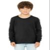 Daxton Youth Size Long Sleeve Tee Basic Tshirt Tops, Black T Shirt, Size Medium view 1