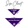 Biggest Fan Dog Bandana | 100% Cotton Adjustable Triangle | Made in USA | Baseball| Sports | Biggest Fan | Game Day | Purple, One Size (540) view 3
