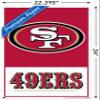 Trends International NFL San Francisco 49ers - Logo 21 Wall Poster, 22.37" x 34.00", Premium Poster & Push Pin Bundle view 3