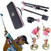 TOTAL GOLF TRAINER Pink 3.0 Kit Bundle - Three Golf Swing Training Aids In One Case - Reinforces Short Game,Full Swing Takeaway, Club Path, Club Face, Lag, Impact, Release - Improve Chipping, Pitching view 1
