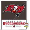 Trends International NFL Tampa Bay Buccaneers - Logo 21 Wall Poster, 22.37" x 34.00", Premium Poster & Push Pin Bundle view 1