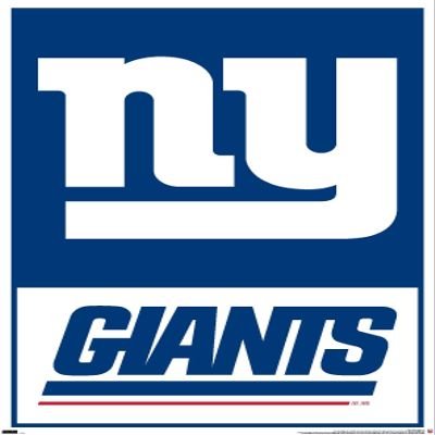 NFL New York Giants - Logo 21 Wall Poster, 34L" x 22.4W", Unframed Version