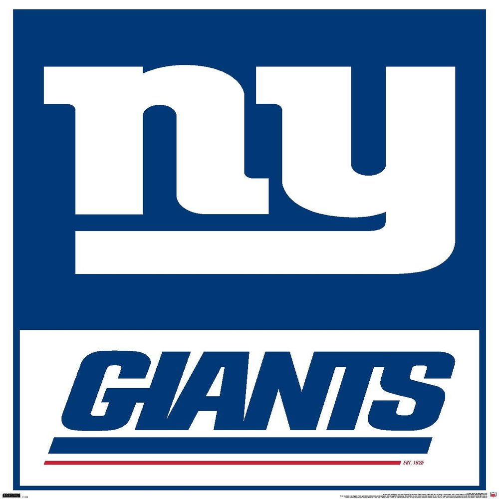 NFL New York Giants - Logo 21 Wall Poster, 34L" x 22.4W", Unframed Version