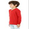 Daxton Youth Size Long Sleeve Tee Basic Tshirt Tops, Red T Shirt, Size Large view 2