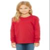 Daxton Youth Size Long Sleeve Tee Basic Tshirt Tops, Red T Shirt, Size Large view 4