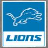 NFL Detroit Lions - Logo 21 Wall Poster, 22.4L" x 14.7W", Barnwood Framed Version view 1