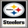NFL Pittsburgh Steelers - Logo 21 Wall Poster, 34L" x 22.4W", Barnwood Framed Version view 1