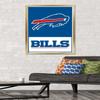 NFL Buffalo Bills - Logo 21 Wall Poster, 34L" x 22.4W", Gold Framed Version view 2