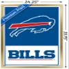 NFL Buffalo Bills - Logo 21 Wall Poster, 34L" x 22.4W", Gold Framed Version view 3