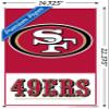 Trends International NFL San Francisco 49ers - Logo 21 Wall Poster, 14.72" x 22.37", Premium Poster & Push Pin Bundle view 3