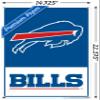 Trends International NFL Buffalo Bills - Logo 21 Wall Poster, 14.72" x 22.37", Premium Poster & Push Pin Bundle view 3