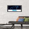 Trends International NFL Carolina Panthers - Logo 21 Wall Poster, 22.4L x 14.7W, Black Framed Version view 2