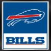 NFL Buffalo Bills - Logo 21 Wall Poster, 34L" x 22.4W", Black Framed Version view 1