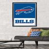 NFL Buffalo Bills - Logo 21 Wall Poster, 34L" x 22.4W", Black Framed Version view 2