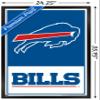 NFL Buffalo Bills - Logo 21 Wall Poster, 34L" x 22.4W", Black Framed Version view 3