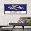 NFL Baltimore Ravens - Logo 21 Wall Poster, 34L" x 22.4W", Mahogany Framed Version view 2