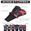 SnowStoppers Kids Ski and Winter Sports Gloves (Red, Medium (8-12 Years)) view 4