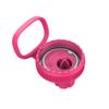 Takeya 40 oz CP Signature Pickleball Stainless Steel Insulated Water Bottle with Choice of Lid, Backspin Pink view 3