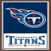 NFL Tennessee Titans - Logo 21 Wall Poster, 22.4L" x 14.7W", Mahogany Framed Version view 1