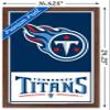 NFL Tennessee Titans - Logo 21 Wall Poster, 22.4L" x 14.7W", Mahogany Framed Version view 3