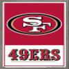 NFL San Francisco 49ers - Logo 21 Wall Poster, 22.4L" x 14.7W", Barnwood Framed Version view 1