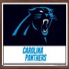 Trends International NFL Carolina Panthers - Logo 21 Wall Poster, 22.4L x 14.7W, Mahogany Framed Version view 1