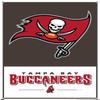 Trends International NFL Tampa Bay Buccaneers - Logo 21 Wall Poster, 14.72" x 22.37", Premium Poster & Push Pin Bundle view 4