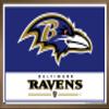 NFL Baltimore Ravens - Logo 21 Wall Poster, 22.4L" x 14.7W", Bronze Framed Version view 1