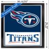 NFL Tennessee Titans - Logo 21 Wall Poster, 22.4L" x 14.7W", Black Framed Version view 3