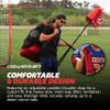 PowerNet Mesh Bag Ball Storage for Soccer, Football & Volleyball, Ball Bag with Exterior Valuables Pocket, Training Equipment Storage Ideal for Teams and Coaches view 4