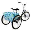 Cruiser Candy Large Basket Adult Trike Bicycle Basket Liner, Rear Extra Large Trike Only BasketLiner (Large, Pineapple) view 2