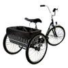 Cruiser Candy Large Basket Adult Trike Bicycle Basket Liner, Rear Extra Large Trike Only BasketLiner (X-Large, I Love My Bike) view 2