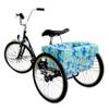 Cruiser Candy Large Basket Adult Trike Bicycle Basket Liner, Rear Extra Large Trike Only BasketLiner (X-Large, I Love My Bike) view 4