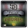 Rico San Diego Padres Large Metal Sign (11 X 17) MSL6202 Padres Large Embossed Metal Wall Sign (11X17) view 1
